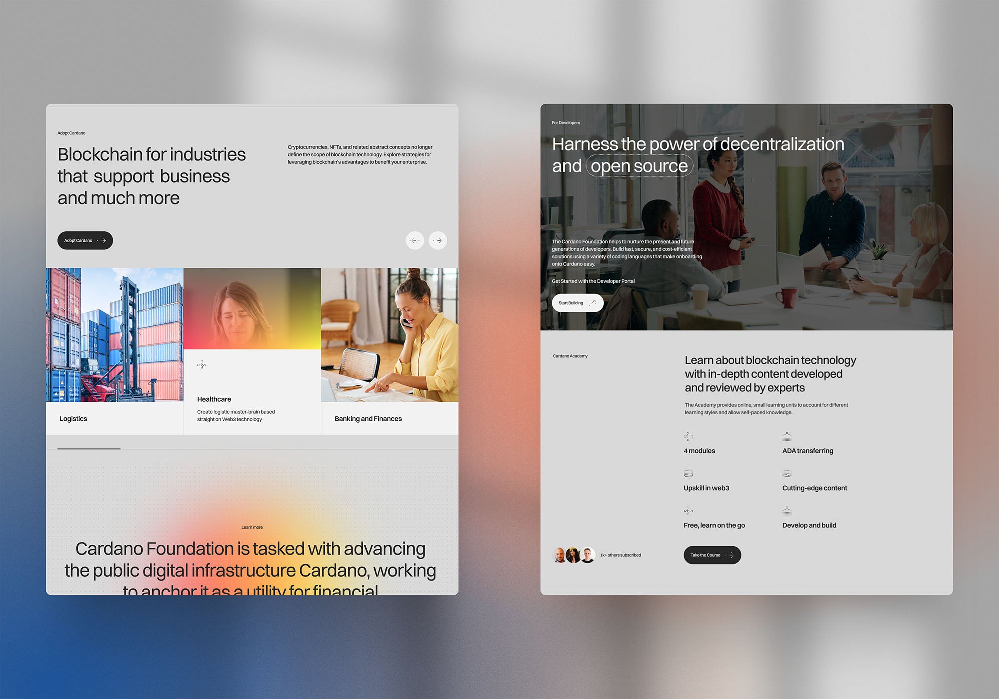 Cardano website project.