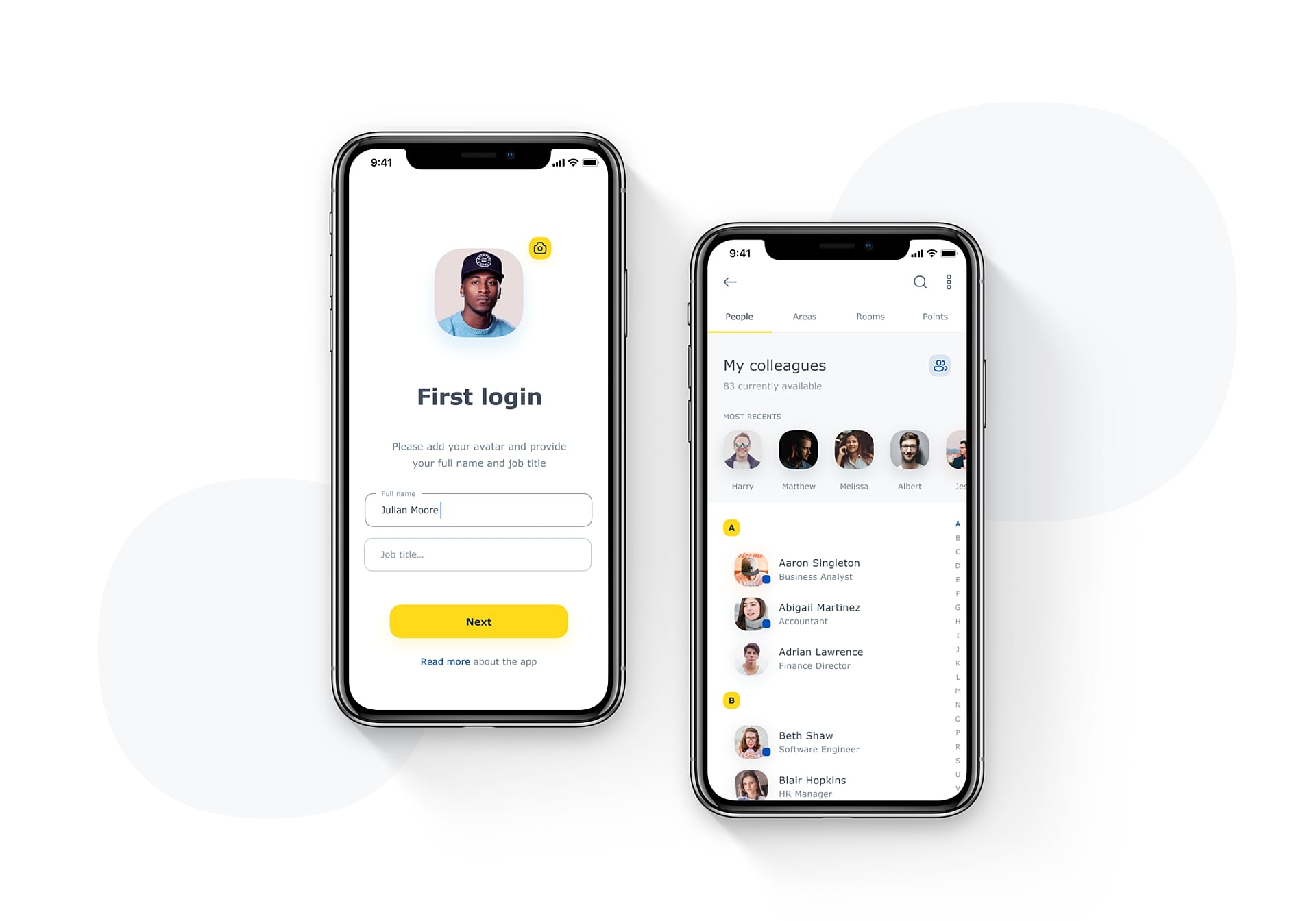 Enterprise mobile app for office management1-1