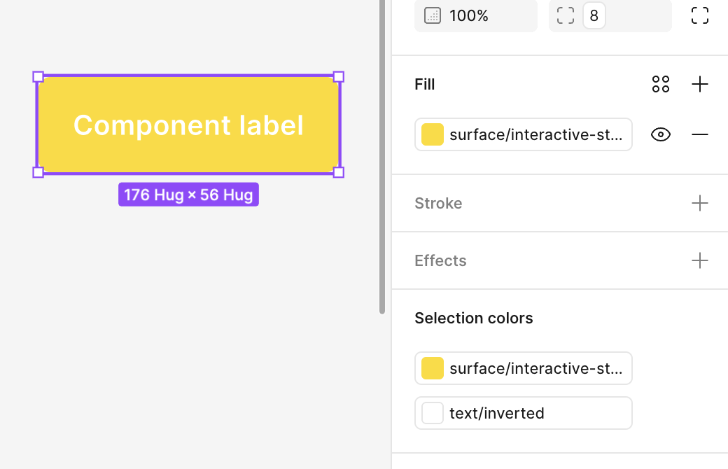 Silk Manual component label honey-400