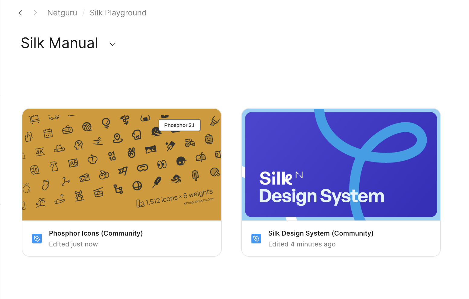 Silk Manual Download Silk and Phosphor icons